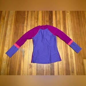 Prana Purple and Magenta Performance Tee